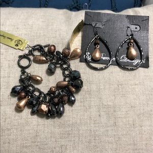 Bracelet and earring set. NWT